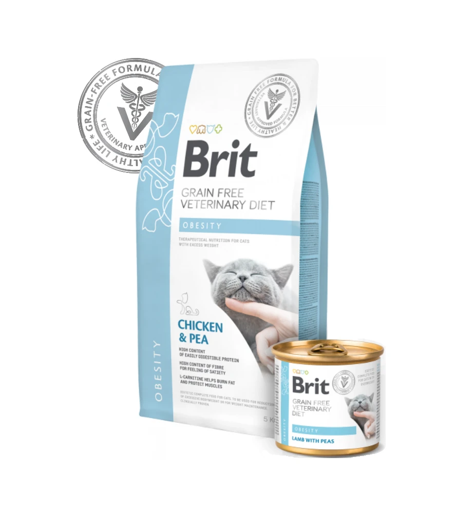 Brit Grain Free Veterinary Diet Obesity Blik - 6 X 200 Gram 4 Brit Grain Free Veterinary Diet Obesity Blik - 6 X 200 Gram - Afbeelding 2