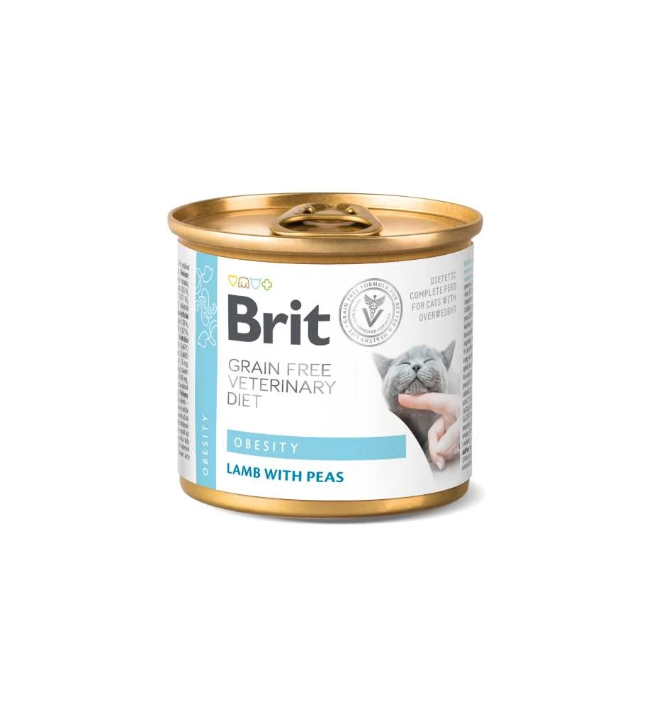Brit Grain Free Veterinary Diet Obesity Blik - 6 X 200 Gram 3 Brit Grain Free Veterinary Diet Obesity Blik - 6 X 200 Gram