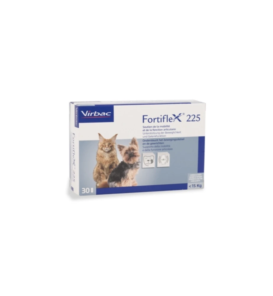 Virbac Fortiflex 225 (-15 Kg) - 30 Tabletten 3 Virbac Fortiflex 225 (-15 Kg) - 30 Tabletten