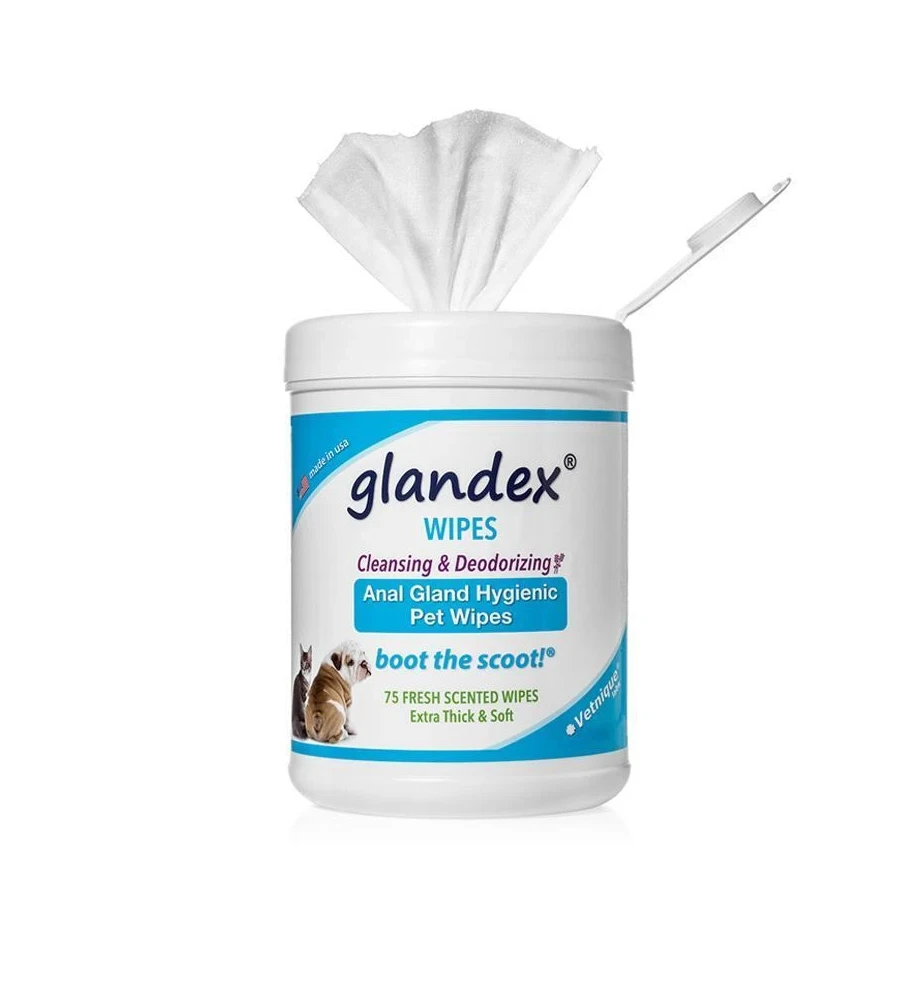 Glandex Cats & Dogs - 24 Wipes (doekjes) 4 Glandex Cats & Dogs - 24 Wipes (doekjes) - Afbeelding 2