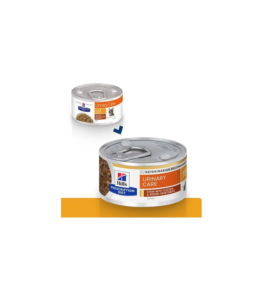Hill's PD C/D Multicare Urinary Care Stoofpotje Met Kip & Groente - 24 X 82 Gram 4 Hill's PD C/D Multicare Urinary Care Stoofpotje Met Kip & Groente - 24 X 82 Gram - Afbeelding 2