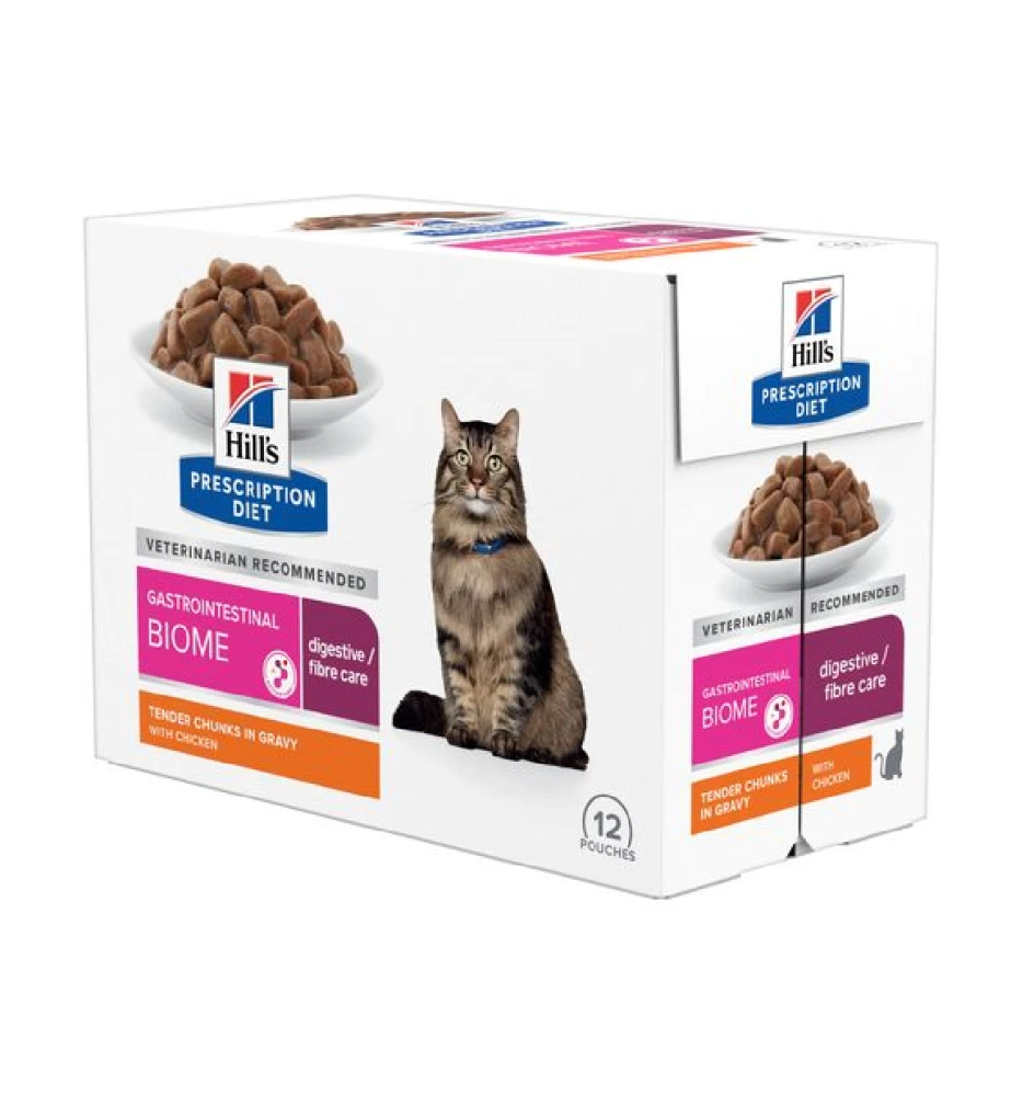 Hill's Prescription Diet Gastrointestinal Biome Met Kip - 12 X 85 Gram 4 Hill's Prescription Diet Gastrointestinal Biome Met Kip - 12 X 85 Gram - Afbeelding 2