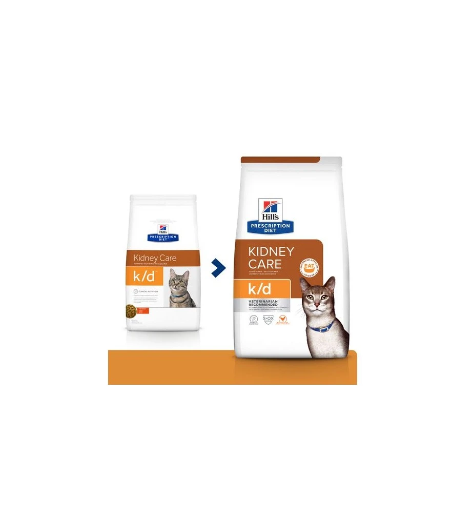 Hill's Prescription Diet K/D Kidney Care Met Kip 4 Hill's Prescription Diet K/D Kidney Care Met Kip - Afbeelding 2