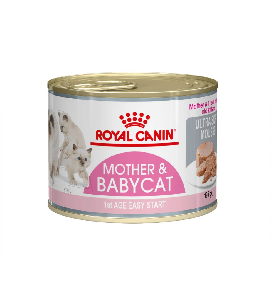 Royal Canin Mother & Babycat Mousse - 12 X 195 Gram 3 Royal Canin Mother & Babycat Mousse - 12 X 195 Gram